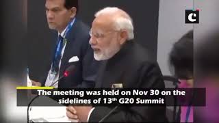 PM Modi meets Chilean Prez Sebastian Pinera on sidelines of G20 Summit