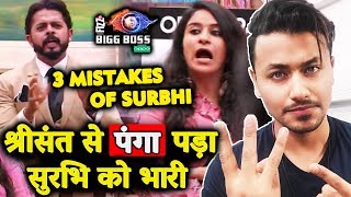 3 Big Mistakes Of Surbhi Rana That FINISHED Her | Sreesanth Se Panga And More... | Bigg Boss Charcha