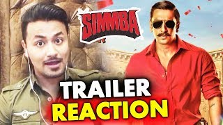Simmba Trailer REACTION | Ranveer Singh Sara Ali Khan, Sonu Sood, Rohit Shetty
