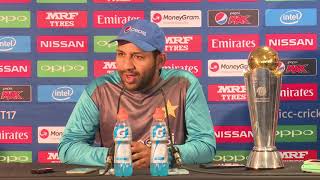 26 May, Birmingham –Pakistan captain – Sarfraz Ahmed pre tournament press conference