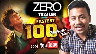 ZERO TRAILER Crosses 100 MILLION Views | FASTEST On Youtube | Shahrukh Khan, Katrina, Anushka