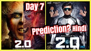 2Point0 Movie Box Office Prediction Day 7 In Hindi Version