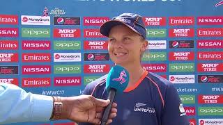8 July, Taunton - New Zealand - Suzie Bates post match press conference