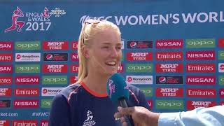 8 July, Taunton - New Zealand - Hannah Rowe post match press conference