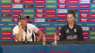 5 July, Bristol - England - Tammy Beaumont and Katherine Brunt press conference