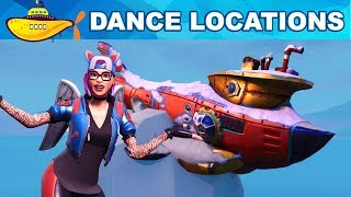 Submarine LOCATIONS - Dance on Top of a Submarine Locations - Fortnite Week 1 Challenges Season 7