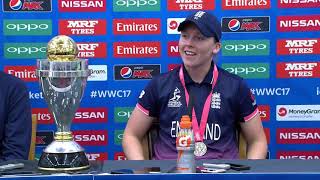 23 July, London - England - Heather Knight Post match Press Conference