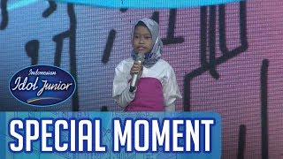 Raisya bisa menirukan gaya Syahrini - ROAD TO GRAND FINAL - Indonesian Idol Junior 2018