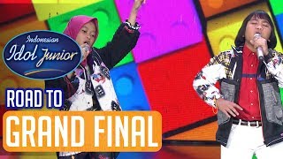 RAISYA ft. GOGO - ROAD TO GRAND FINAL - Indonesian Idol Junior 2018