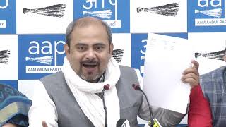 AAP Leader Dilip Pandey Briefs on Scam of Voter Deletion