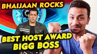Salman Khan Honored With BEST HOST Award For Bigg Boss | PROUD MOMENT