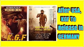 After USA KGF Movie To Release In Germany
