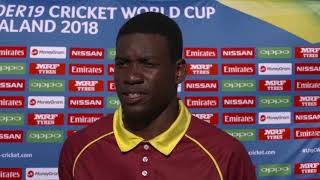 ICC U19 Cwc 2018 - Plate Quarter Final 4 - West Indies V Ireland