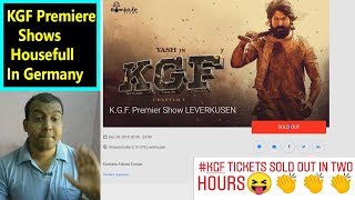 KGF Premiere Tickets SOLD OUT In GERMANY IN 2 Hours I Craze Of Rocking Star YASH