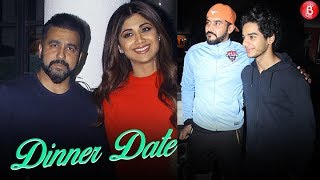 Shilpa Shetty Ishaan and Janhvi SPOTTED over a dinner date in Mumbai.