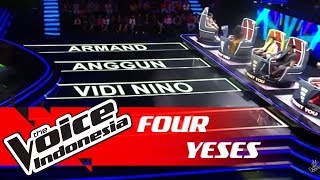 Langganan Juara Kompetisi? Auto Four Yeses! | FOUR YESES | The Voice Indonesia GTV 2018