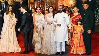 Priyanka Nick Jonas Aishwarya Rai Kareena Saif Abhishek At Isha Ambani & Anand Piramal Wedding
