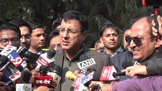 Randeep Singh Surjewala addresses media on Rafale Deal Scam