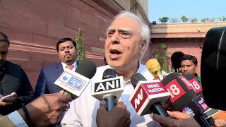 Kapil Sibal addresses media in Parliament House on Rafale Verdict