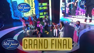 ALL JUNIOR ft. RIZKY FEBIAN - MIMPI BERSAMA - GRAND FINAL - Indonesian Idol Junior 2018