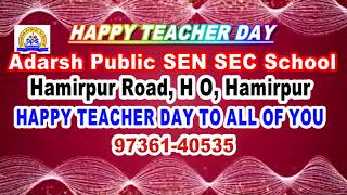 adarsh teacher day