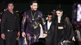 Newly Wed ???? Ranveer Singh And Deepika Padukone At Star Screen Awards 2018 Red Carpet