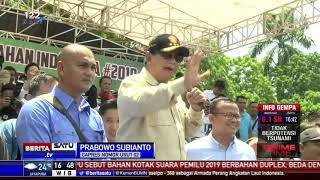 Prabowo Menyayangkan Permasalahan Agama Dipolitisasi