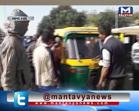 Ahmedabad: Rickshaw Drivers are on Strike for the demands