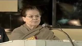 Karunanidhi's statue launch: UPA Chairperson Smt. Sonia Gandhi  addresses a gathering in Chennai