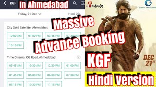 Massive Shows Alloted For KGF Hindi Version Advance Booking In Ahmedabad