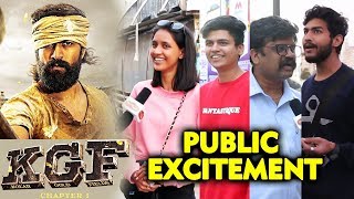 KGF | First Day First Show | PUBLIC EXCITEMENT | Superstar Yash