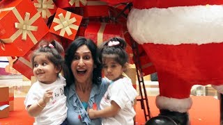 Teejay With Her Twins Celebrating Christmas At Inorbit Mall | Karanvir Bohra | Bigg Boss 12