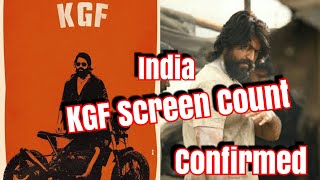 #KGF Movie Screen Count Details