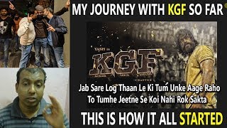 My Journey With #KGF Movie So Far I Thanks All For Supporting A Good Film I You All Are Hero