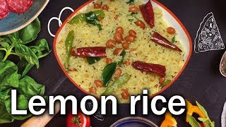 how to make lemon rice I QuickLunch I pulihora I RECTVINDIA