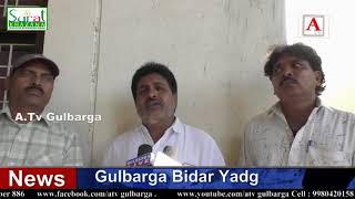 Gulbarga Me 22 Dec Ko Cable Operator Ka Protest A.Tv News 21-12-2018