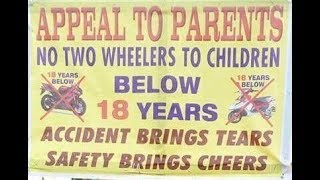 Bidar Me Parents Se Appeal No Two Wheelers To Children Below 18 Yeaes A.Tv News 21-12-2018