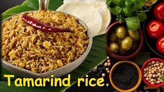 chintapandu pulihora I tamarind rice recipe in telugu I Rectvindia