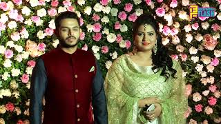 Sidharth Sagar With Fiance Subuhi Joshi At Kapil Sharma & Ginni Wedding Reception