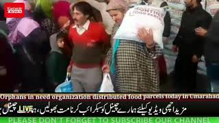 Orphans in need organization distributed food parcels today in Umarabad