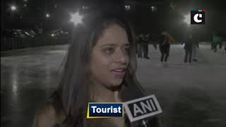 People throng to ice skating rink in Shimla to celebrate Christmas