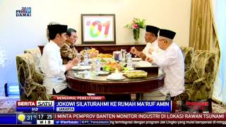 Jokowi Makan Siang di Rumah Ma'ruf Amin