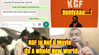 #KGF Is Not A Movie Its A Whole New World l Do You Agree With It?