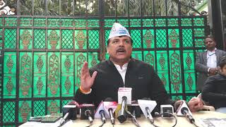 AAP RS Member Sanjay Singh Gives Byte on National Council Meeting