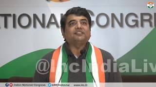 RPN Singh addresses media at Congress HQ on PM speech in UP