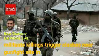 Pulwama encounter: Four militants killed, 16 civilians hurt in clashes near site