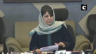 Triple Talaq Bill- BJP is entering our houses, says Mehbooba Mufti