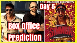 Simmba Movie Box Office Prediction Day 5