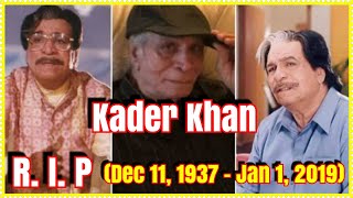 #KaderKhan Passes Away At 81 Due To Prolonging Illness l Big Loss To Film Industry