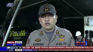 Evakuasi Korban Longsor di Sukabumi Dihentikan Sementara